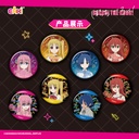 GDHZ-M201孤独摇滚徽章盲盒58MM第二弹