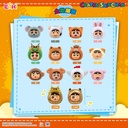 LBMS-M0701 蜡笔小新-动物生肖派对毛绒挂件