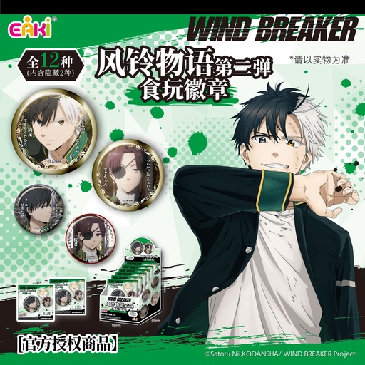 FFHZ-M201防风铃-风铃物语食玩徽章-第二弹